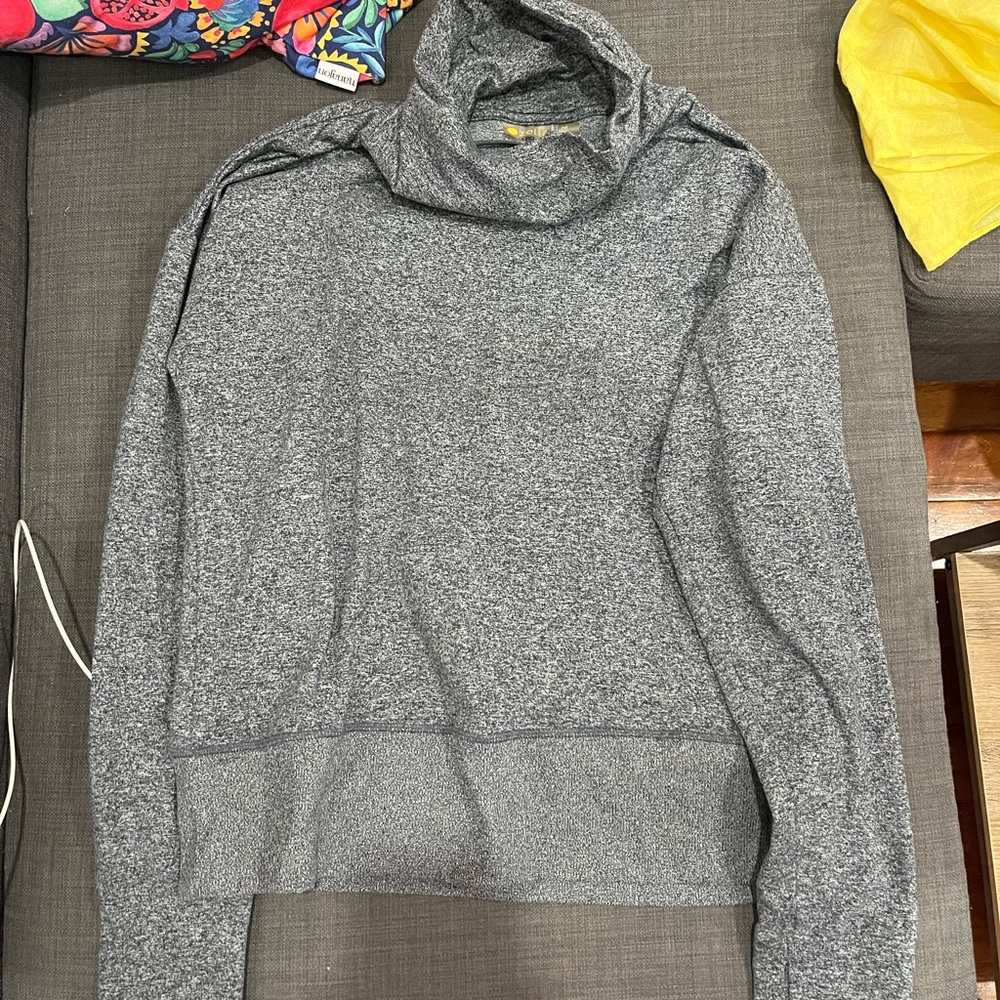 Zella Gray Medium Athletic Women's Sweater Top